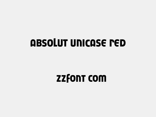 Absolut Unicase Red