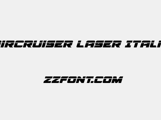 Aircruiser Laser Italic