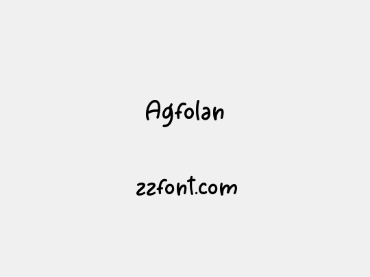 Agfolan