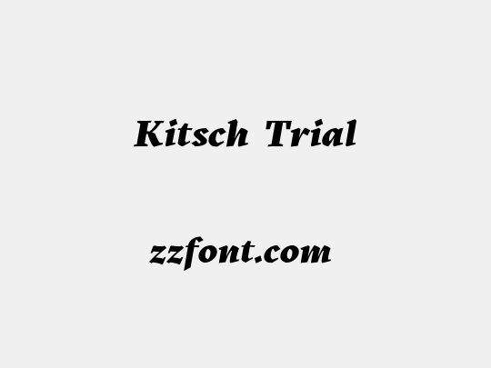 Kitsch Trial