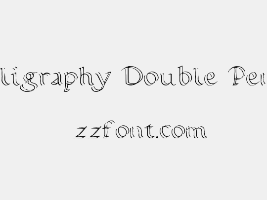 Calligraphy Double Pencil
