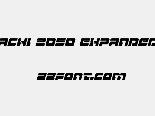 Yamagachi 2050 Expanded Italic