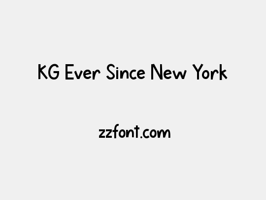 KG Ever Since New York