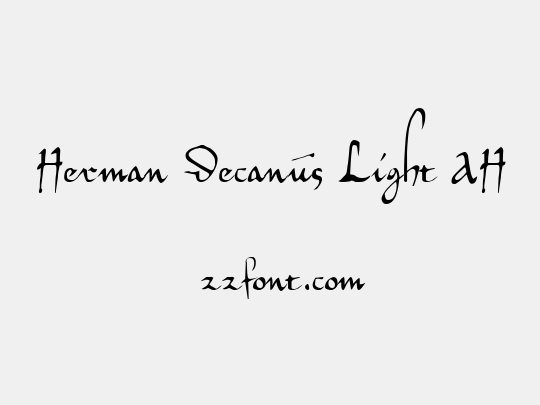Herman Decanus Light AH