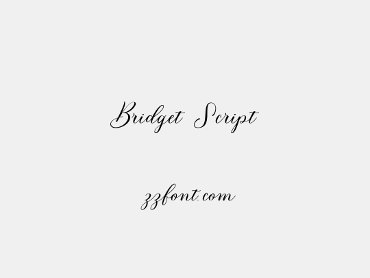 Bridget Script
