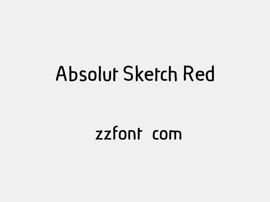 Absolut Sketch Red