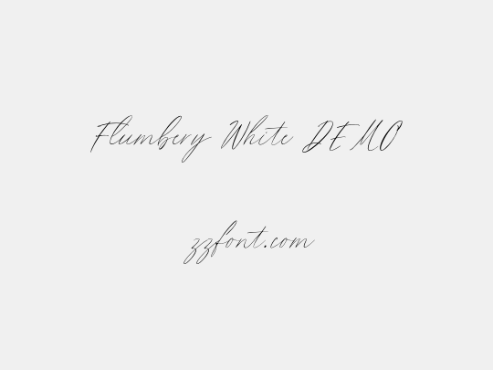 Flumbery White DEMO