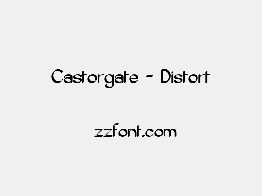 Castorgate - Distort