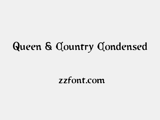 Queen & Country Condensed