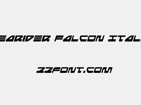 Searider Falcon Italic