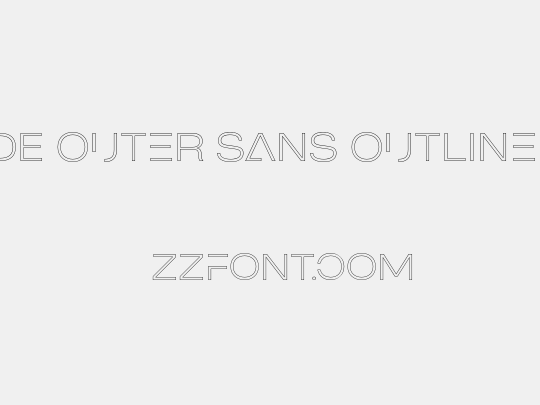 MADE Outer Sans Outline Alt