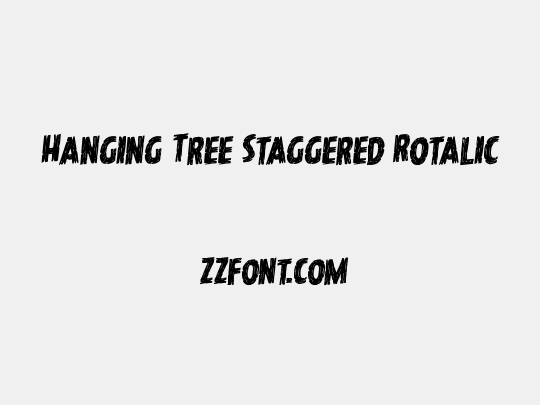 Hanging Tree Staggered Rotalic