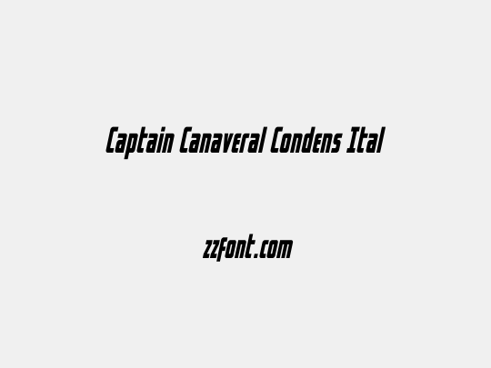 Captain Canaveral Condens Ital