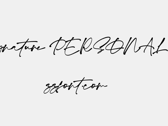 Monita Signature PERSONAL USE Bd