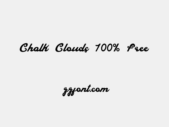 Chalk Clouds 100% Free