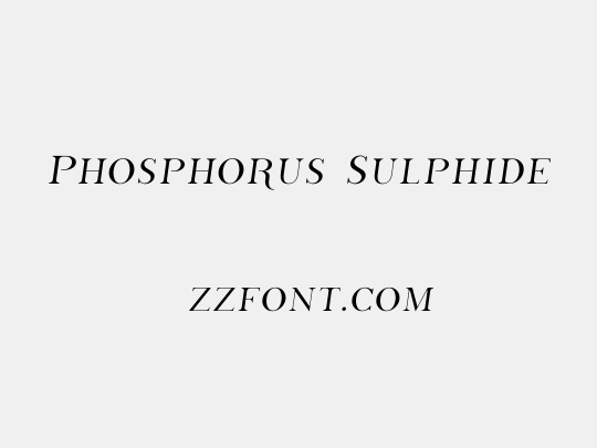 Phosphorus Sulphide