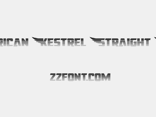 American Kestrel Straight Grad