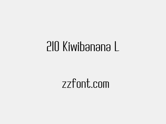 210 Kiwibanana L