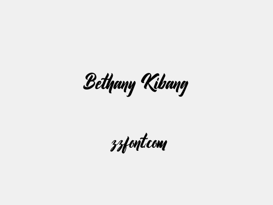 Bethany Kibang