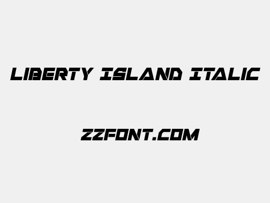 Liberty Island Italic
