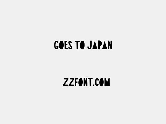 Goes To Japan
