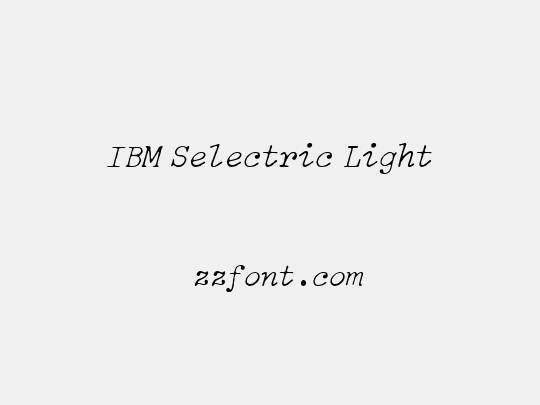 IBM Selectric Light