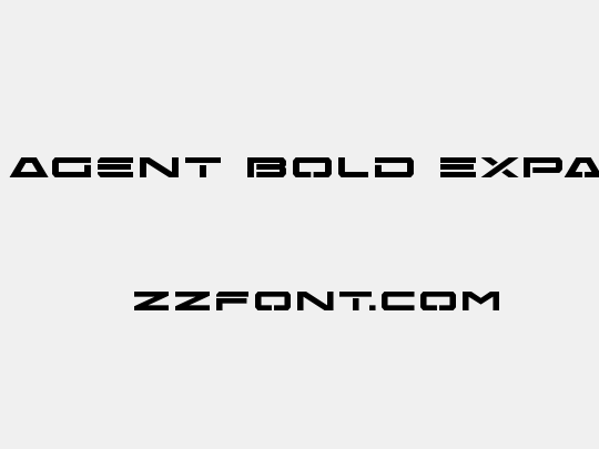 Free Agent Bold Expanded