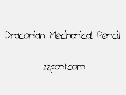 Draconian Mechanical Pencil