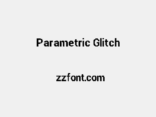 Parametric Glitch