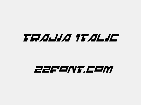 Trajia Italic