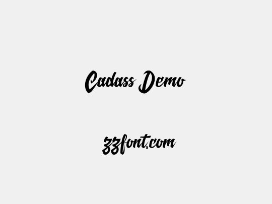 Cadass Demo