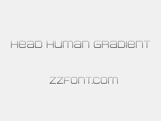 Head Human Gradient