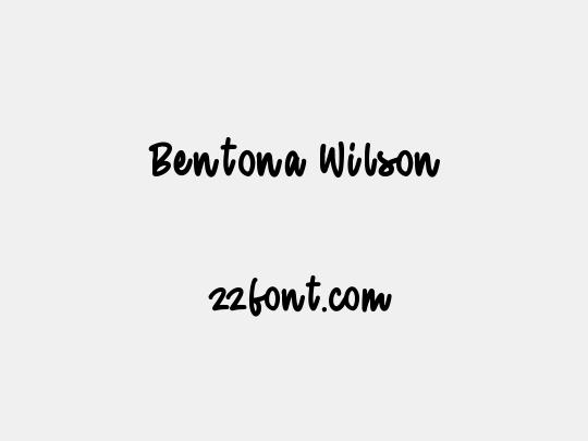 Bentona Wilson