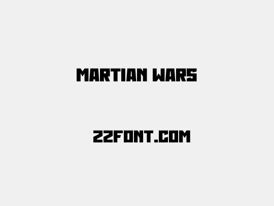 Martian Wars