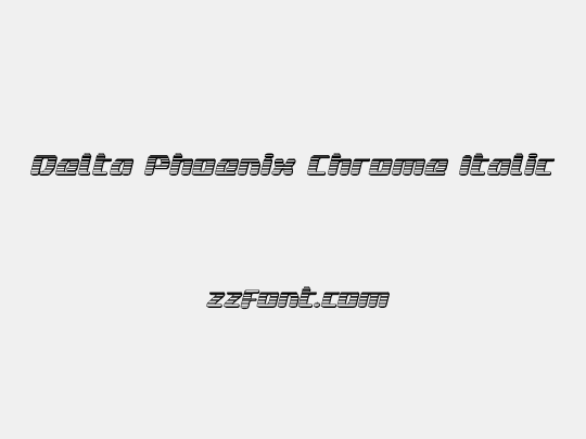 Delta Phoenix Chrome Italic