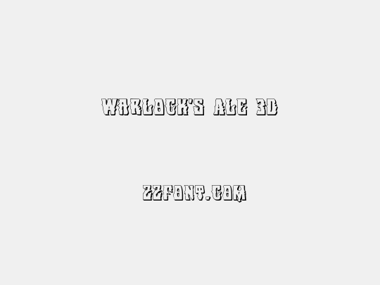Warlock's Ale 3D