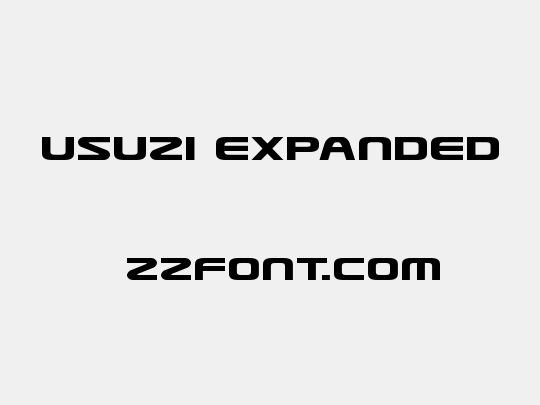 Usuzi Expanded