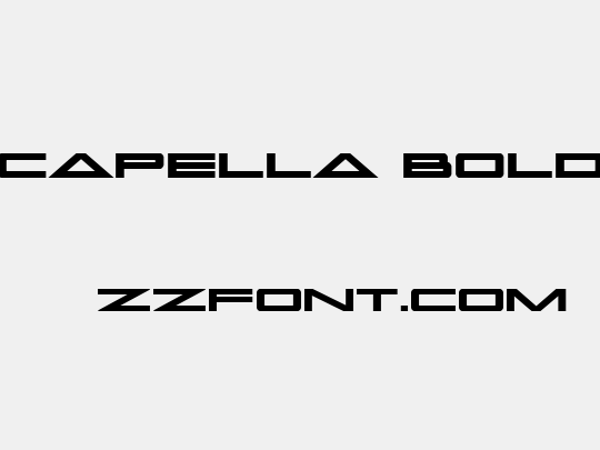 Capella Bold