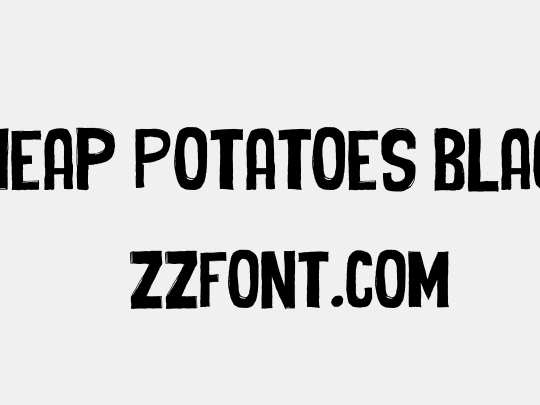 Cheap Potatoes Black