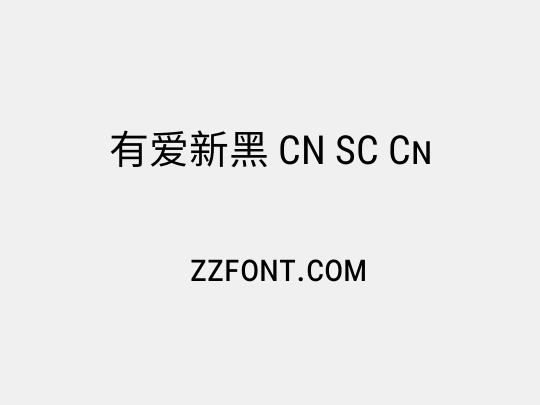 有爱新黑 CN SC Cn