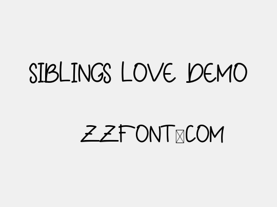 Siblings Love Demo