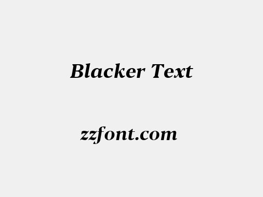 Blacker Text