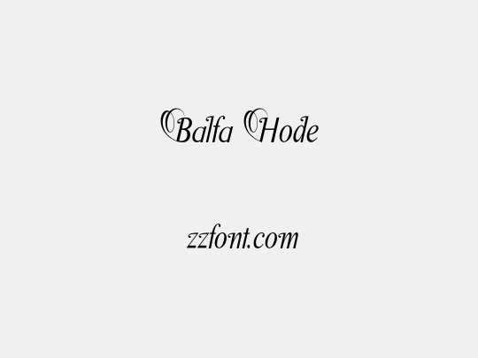 Balfa Hode