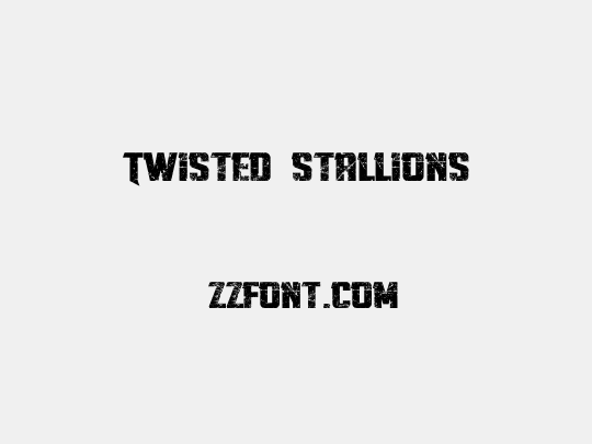 Twisted Stallions