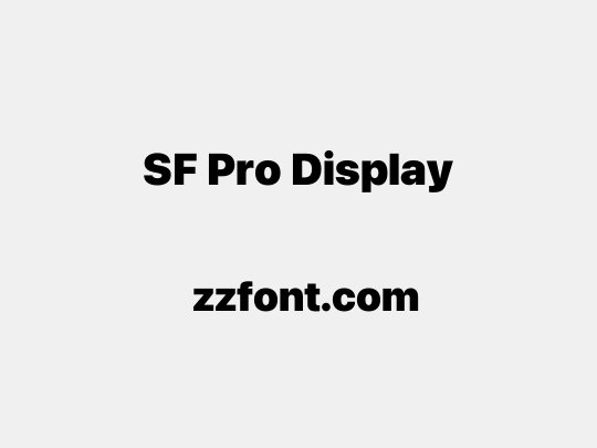 SF Pro Display