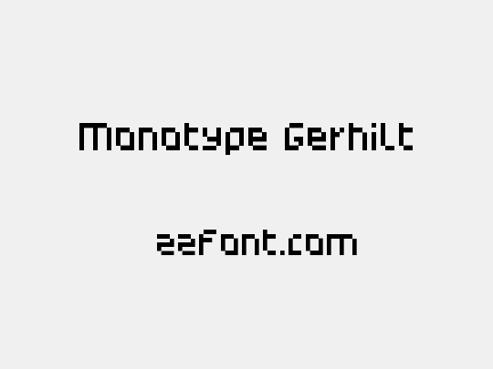 Monotype Gerhilt