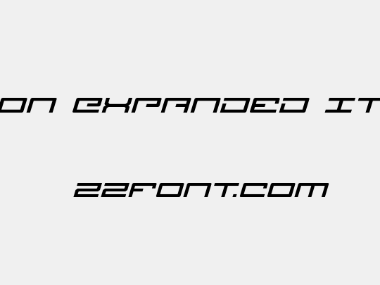 Legion Expanded Italic