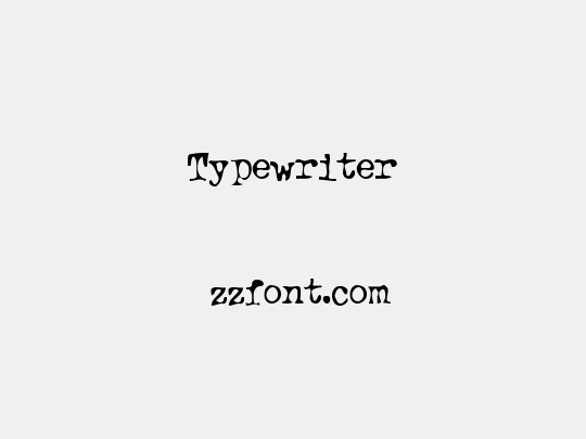 Typewriter