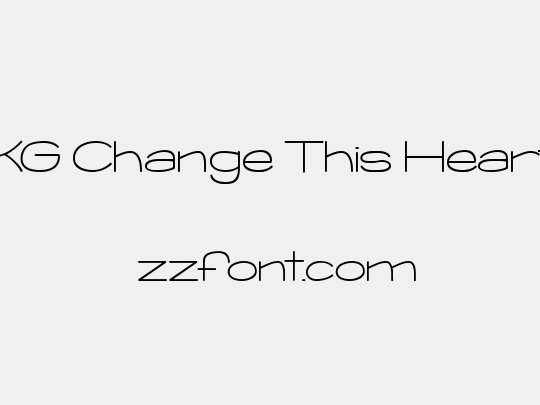 KG Change This Heart