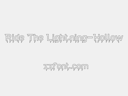 Ride The Lightning-Hollow